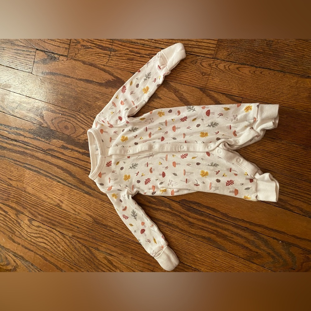 Baby mushroom onesie